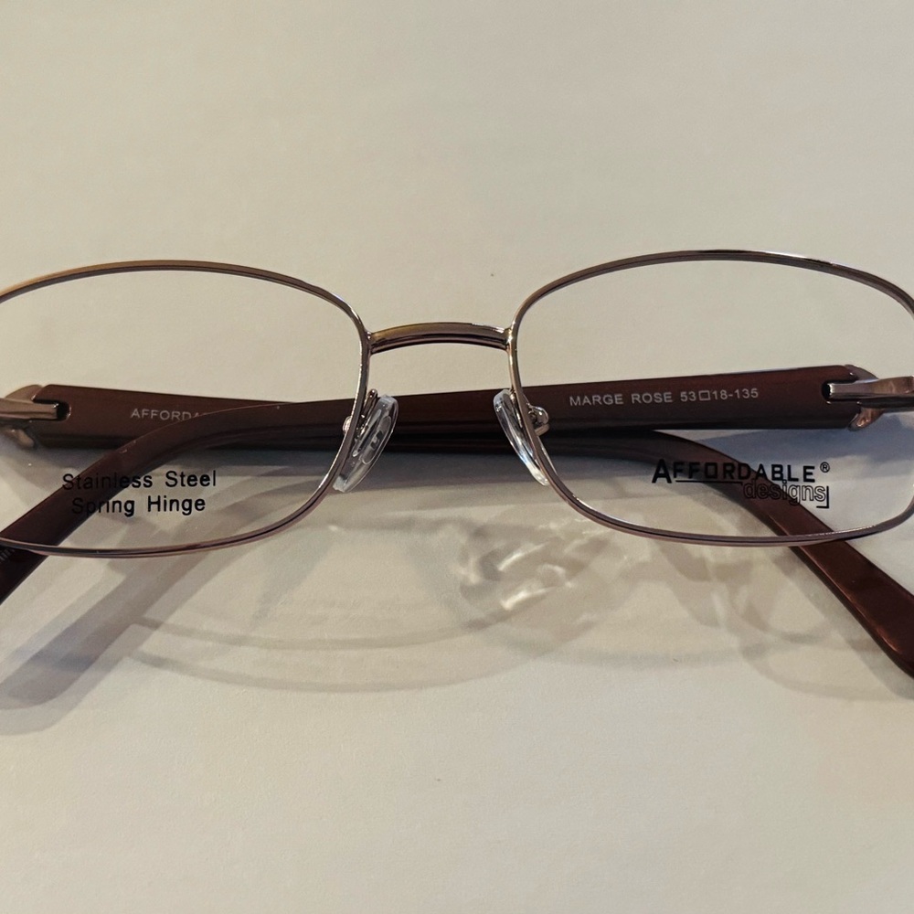 Affordable Designs Marge Rose 53/16/135 Eyeglass Frame